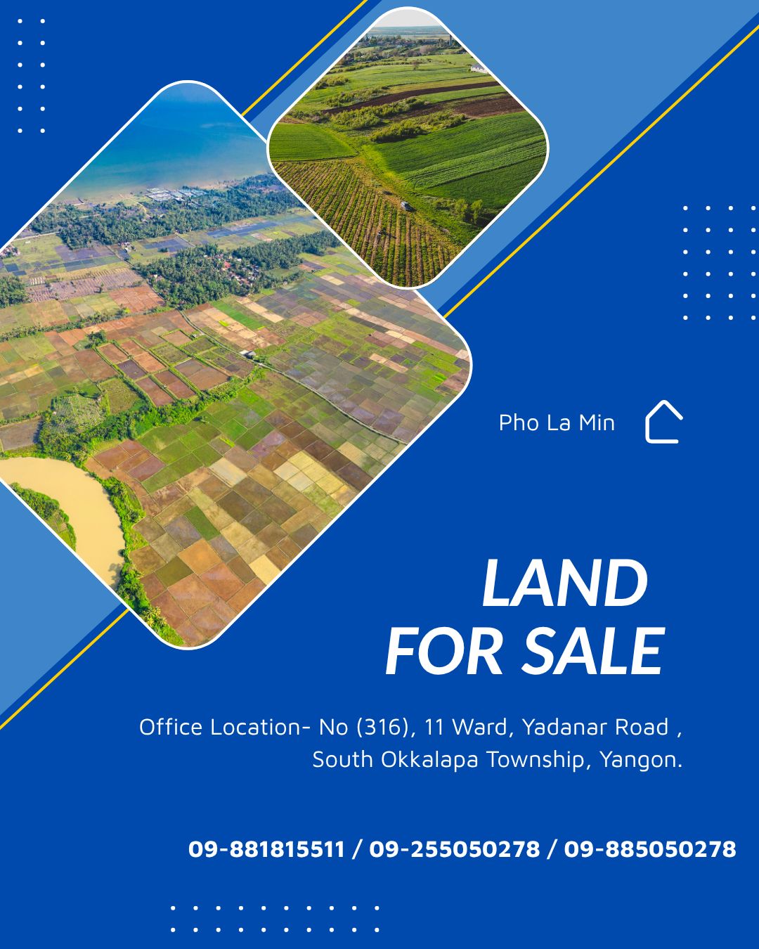 အရှေ့ဒဂုံမြို့နယ်မြေကွက်အရောင်း